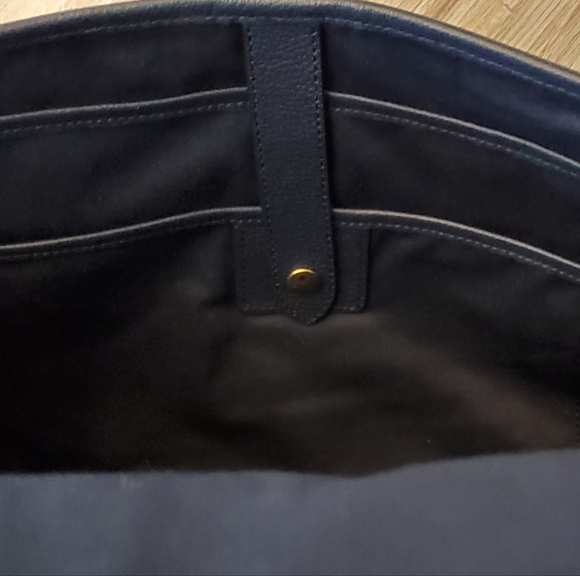 Lochcarron Scottland Black Watch Modern Tartan Satchel Bag, Leather, EUC - Picture 10 of 13